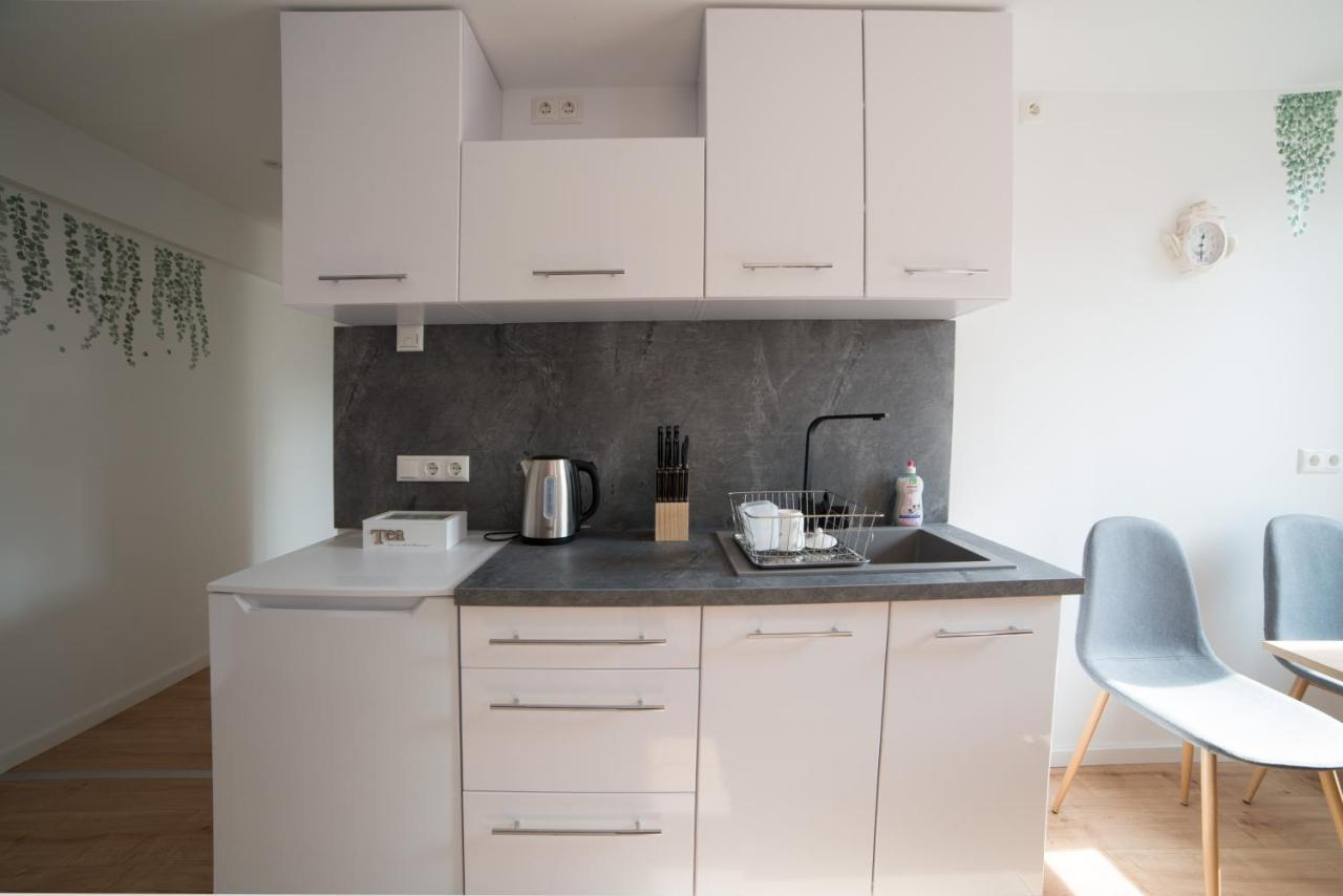 Schoene Ferienwohnung 54 M², Zentrumsnah, Kingbett Ерфурт Екстериор снимка
